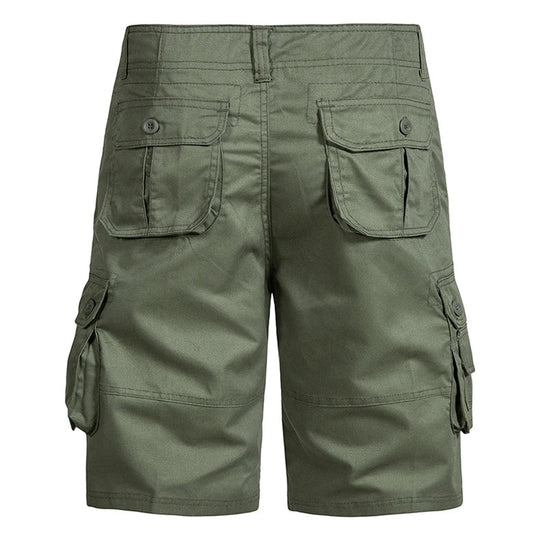 Katoenen zomerse cargoshort voor heren