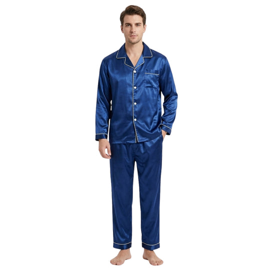 Heren Pyjama Luxe Stijlvol Klassiek Design