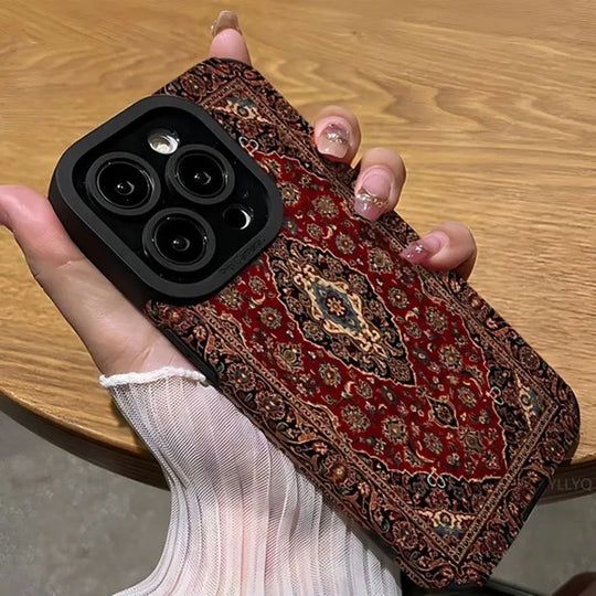 iPhone 17 Hoes met Perzisch Tapijt Patroon 1