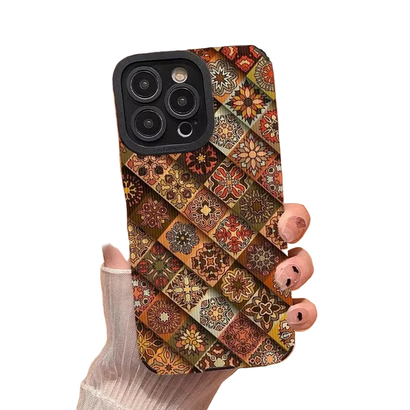 iPhone 17 Hoes met Perzisch Tapijt Patroon 4