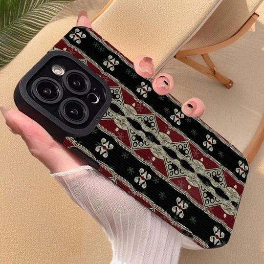 iPhone 17 Hoes met Perzisch Tapijt Patroon 5