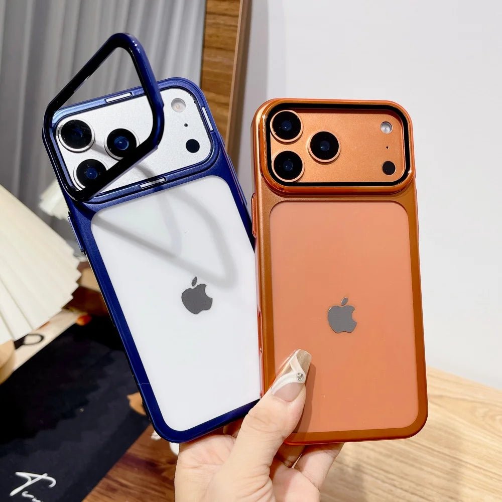 iPhone 17 Hoesje met Opvouwbare Camerastandaard 3