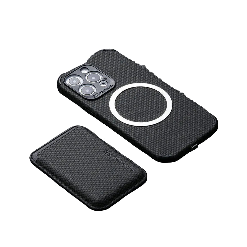 iPhone Hoes met Magnetische Kaarthouder Slank Ontwerp 3