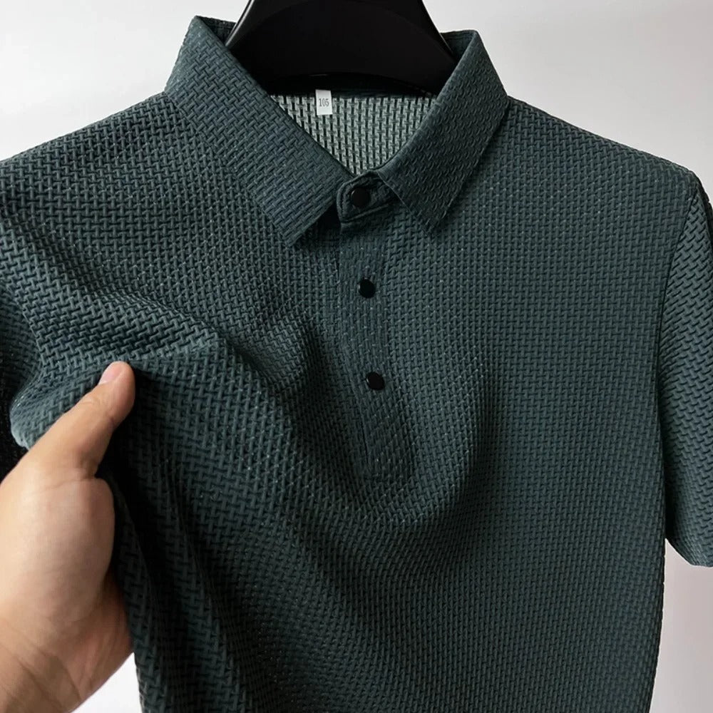 Heren Lop-Up Hollow Poloshirt