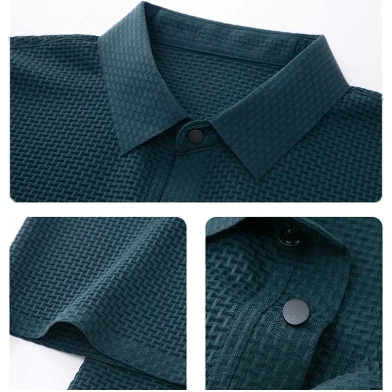 Heren Lop-Up Hollow Poloshirt