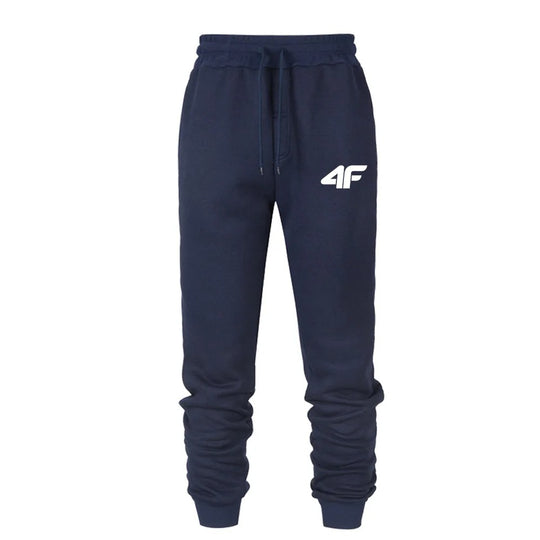 Heren fitness joggingbroek met print