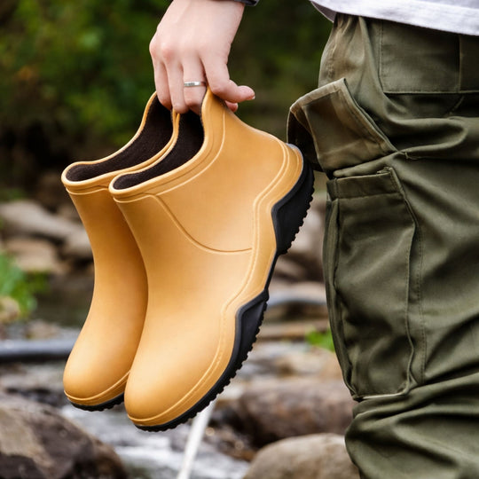 Regenbestendige antislip rubber enkellaarsjes