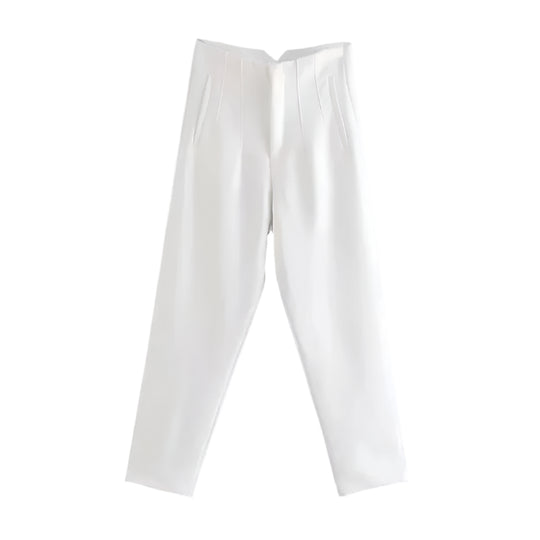 Dames hoge taille potloodbroek
