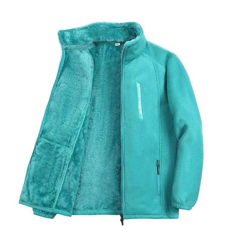 Winter warme fleece jas voor dames