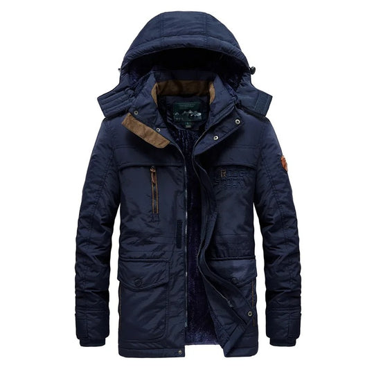 Heren Grote Maat Multi-pocket Jas