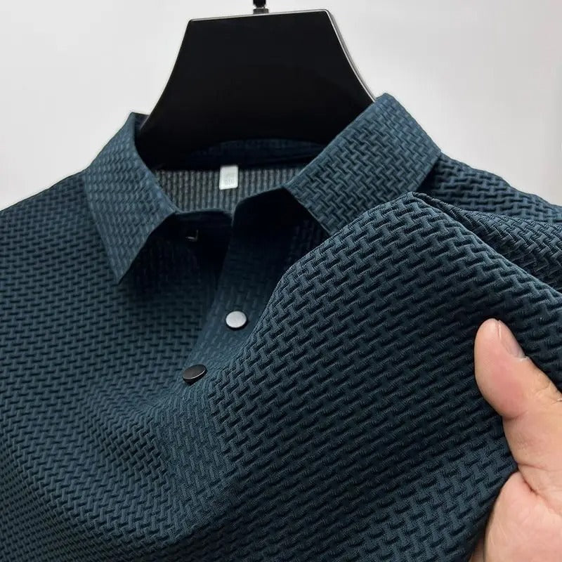 Heren Lop-Up Hollow Poloshirt