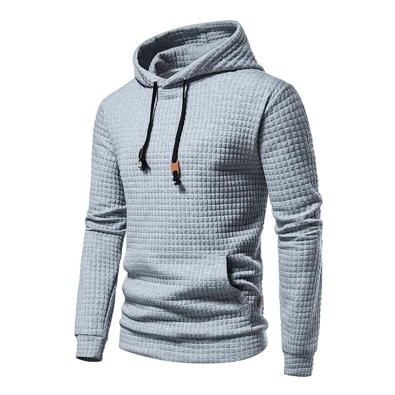 Herenhoodies met patchwork en trekkoord