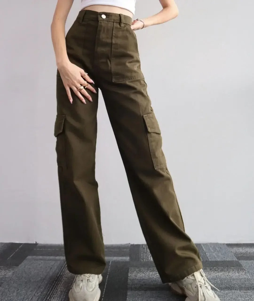 Multi Pocket Cargobroek voor dames