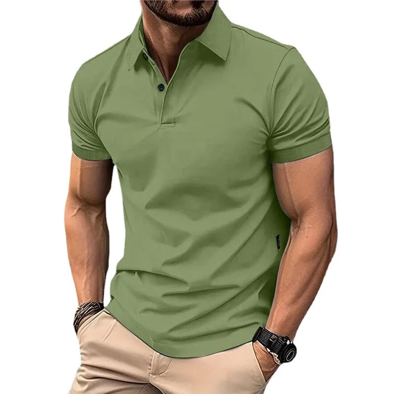 Lichtgewicht casual poloshirt voor heren