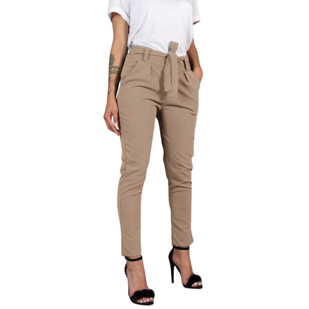 Slanke chiffon stijl damesbroek