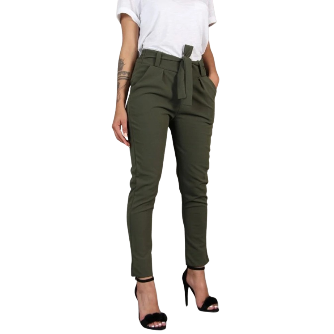 Slanke chiffon stijl damesbroek
