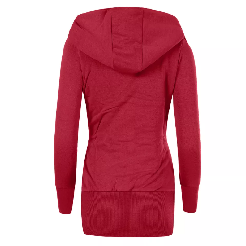 Fleecevest met capuchon voor dames