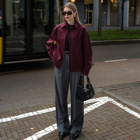 Vrouwen Vintage Los Rits Jasje
