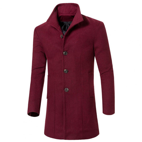 Heren Trench Coat met opstaande kraag Belleza