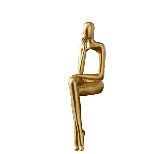 Abstract Denker Gouden Standbeeld
