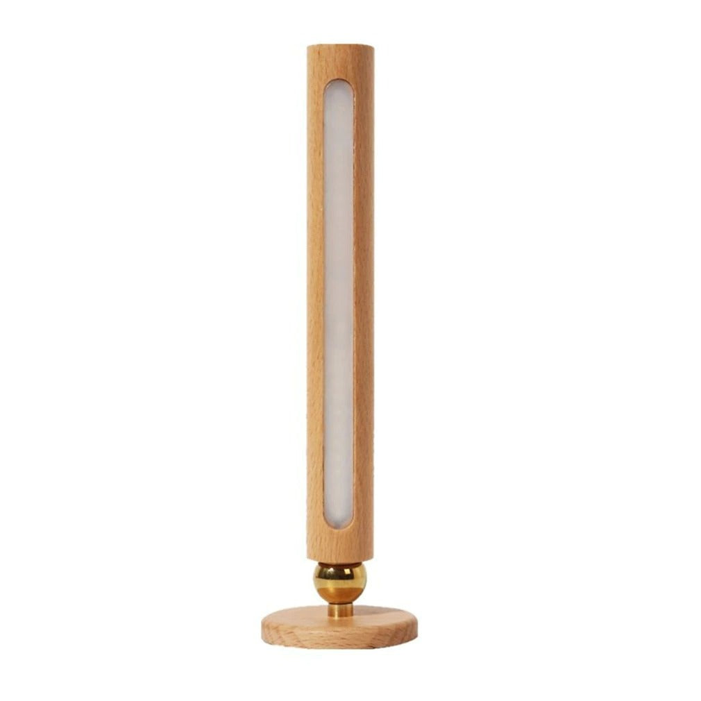 LED 360° draaibare houten wandlamp