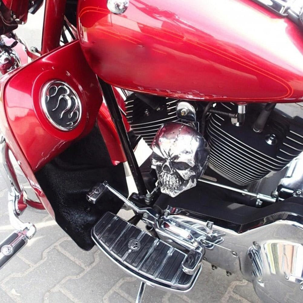 Motorfiets schedel hoorn deksel Belleza