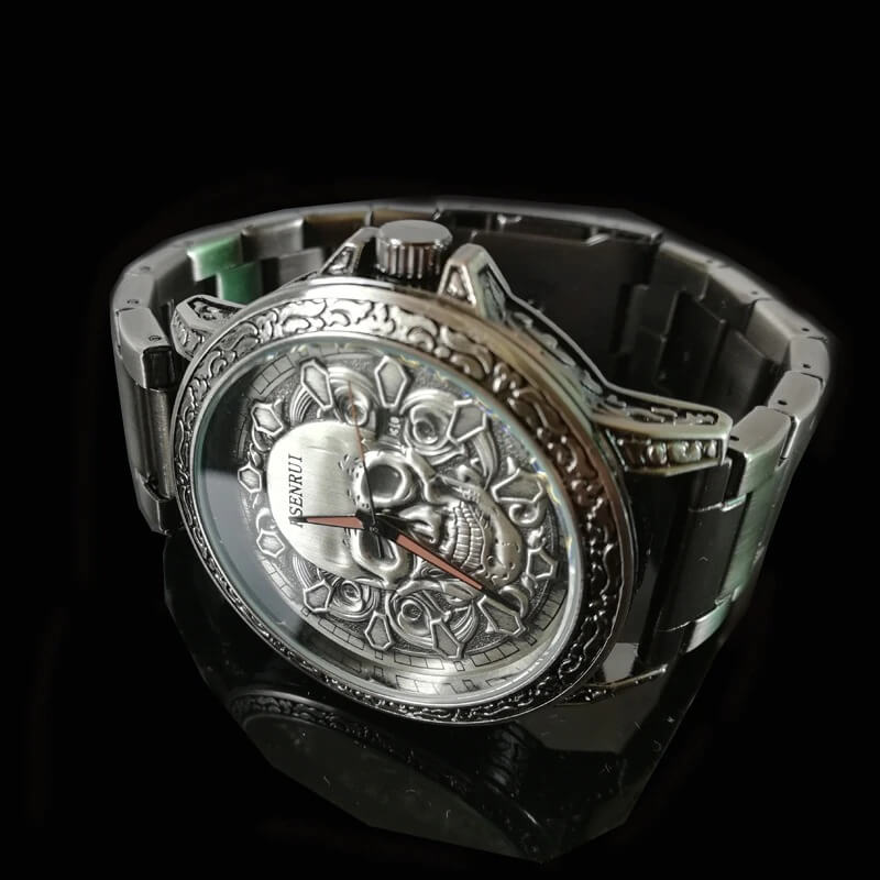 Schedel Gezicht Horloge Belleza