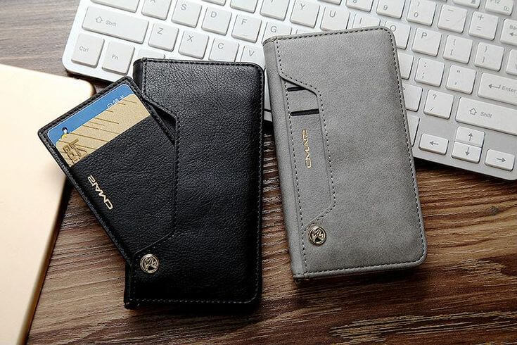 Magnetische Flip Leren Telefoon Beschermer