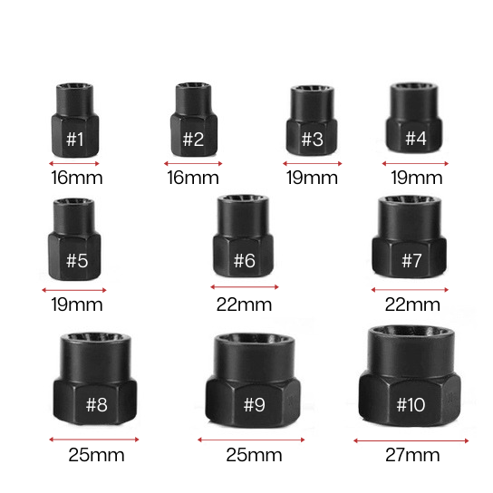 Beschadigde bout verwijderaar Belleza