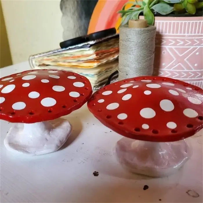 Paddestoel juwelen houder