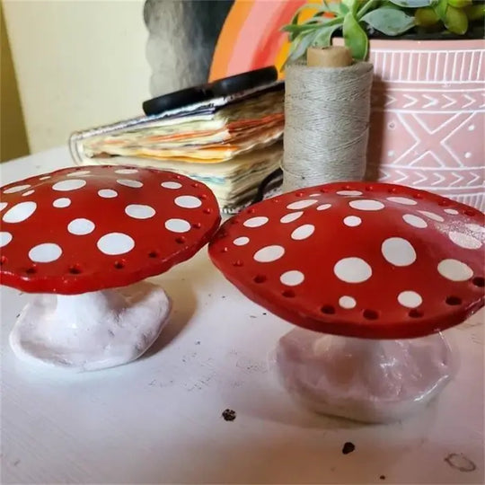 Paddestoel juwelen houder
