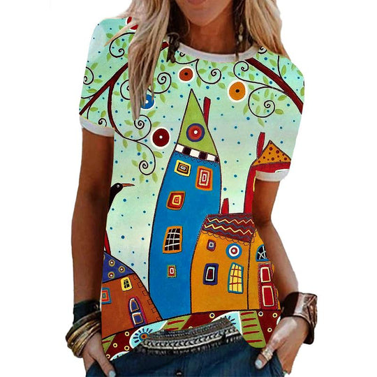 Zomer Vrouwen T-shirt Belleza