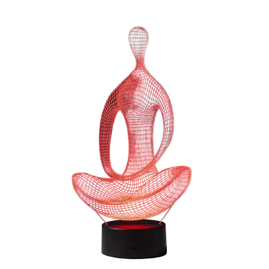 Yoga 3D Illusie Lamp Belleza