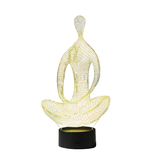 Yoga 3D Illusie Lamp Belleza