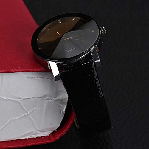 Quartz Heren Leder Horloge Belleza