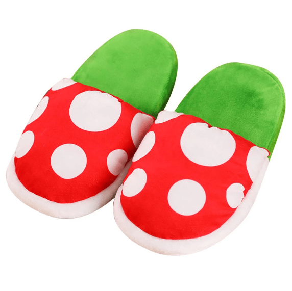 Piranha Bloem Pluche Pantoffels