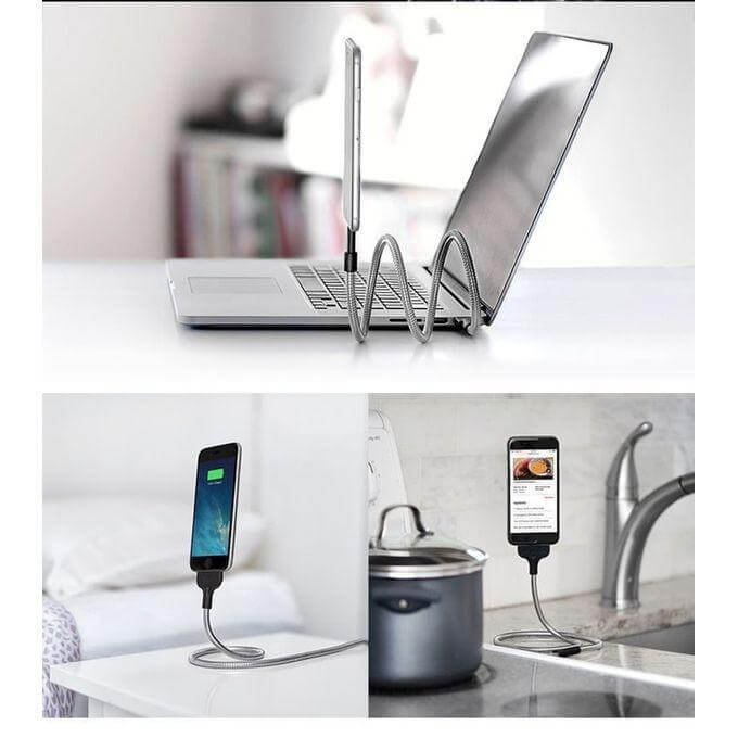 Veelzijdige telefoonstandaard oplaadkabel Belleza