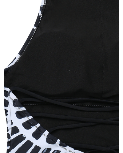 Zwart en Wit Badpak Belleza