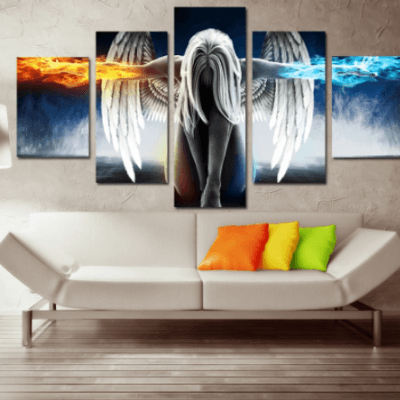 Engelen Muur Canvas Belleza