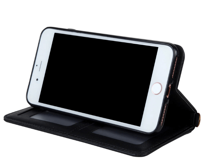 Magnetische Flip Leren Telefoon Beschermer