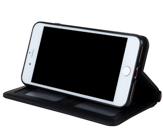 Magnetische Flip Leren Telefoon Beschermer