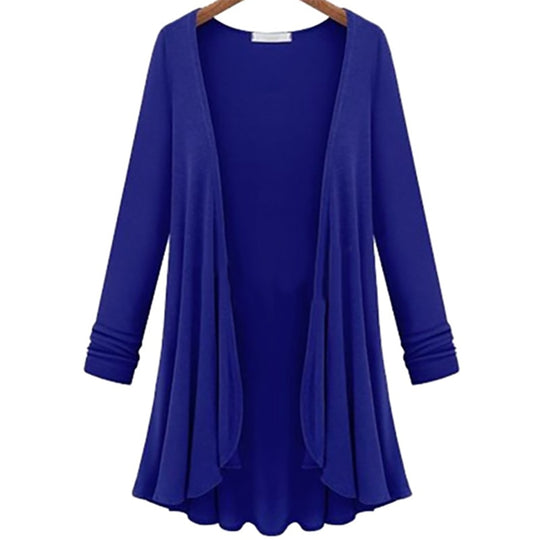 Casual vest met lange mouwen en ruches Belleza