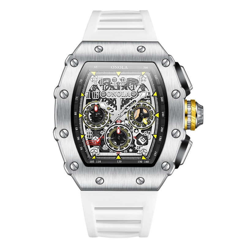 Heren Luminous Tonneau Horloge