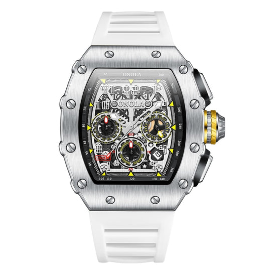 Heren Luminous Tonneau Horloge