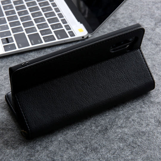 Magnetische Flip Leren Telefoon Beschermer