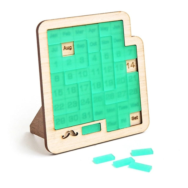 Dagelijkse Kalender Houten Puzzel