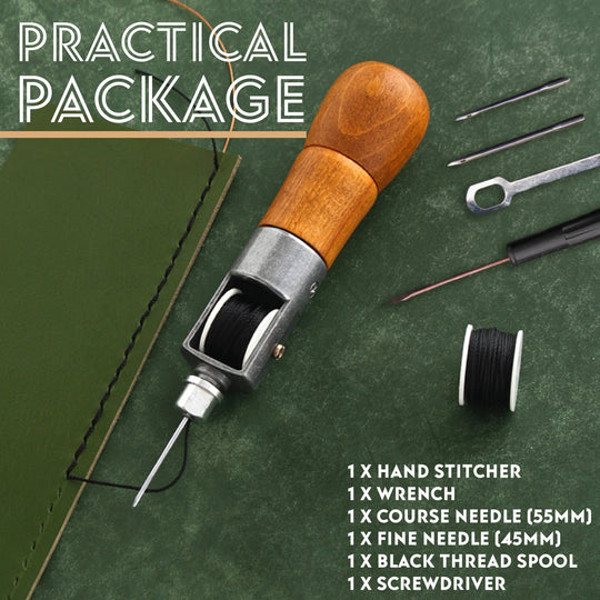 Leren Naai Awl Gereedschap Kit Belleza