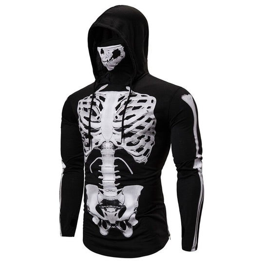 Mannen Schedel Masker Hoodies Belleza