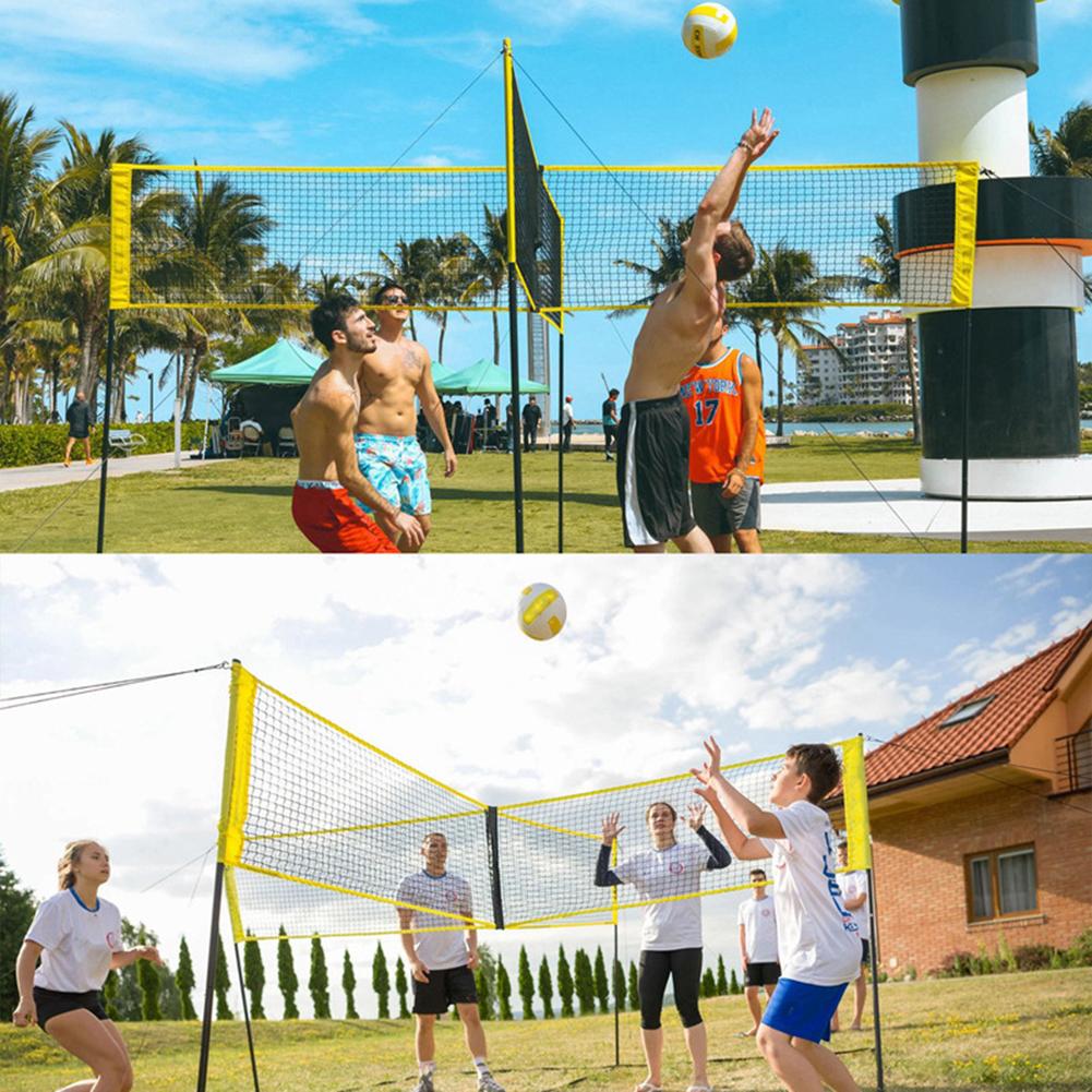 Vierzijdig Cross Volleybal Net Belleza