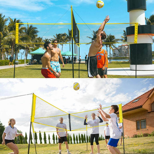 Vierzijdig Cross Volleybal Net Belleza